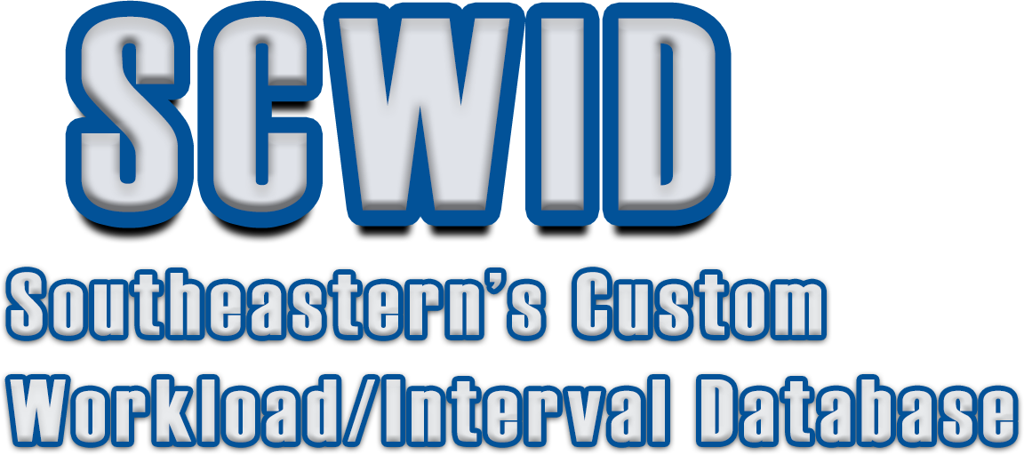SCWID — Southeastern's Custom Workload/Interval Database